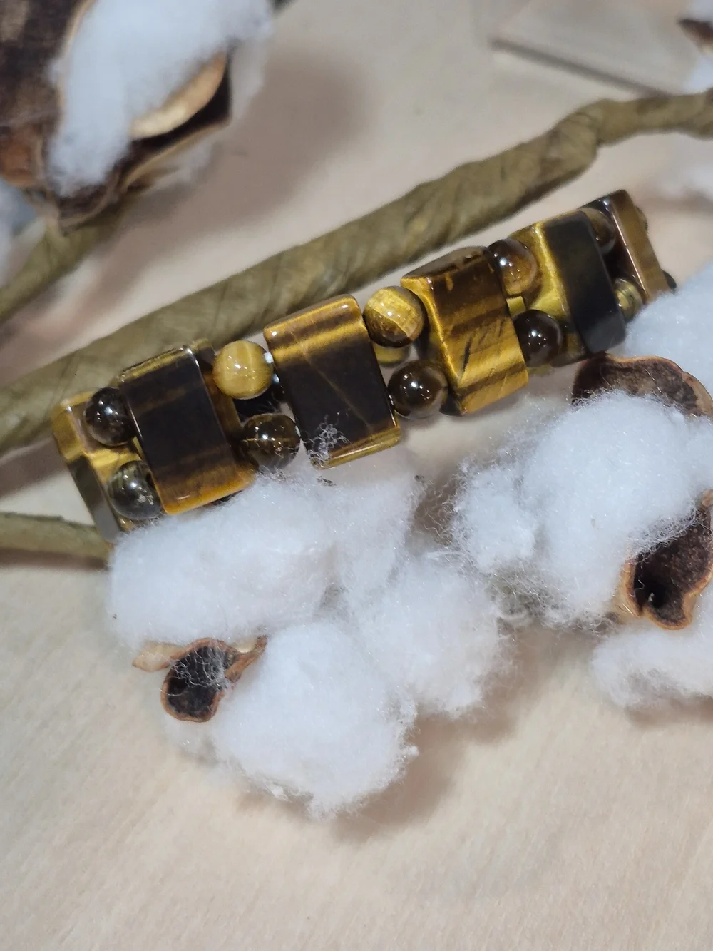 🤎🤎NEW🤎🤎 PRETTY!! Natural Stone TIGERS EYE Stretch Bracelet